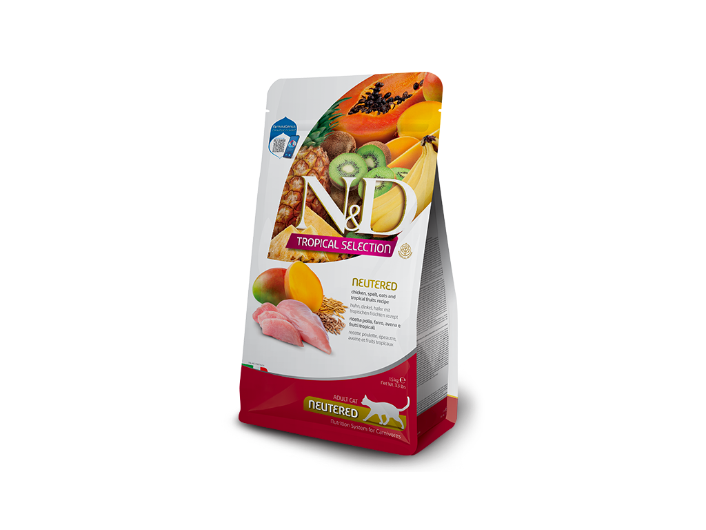N&D TROPICAL SELECTION CAT Adult Chicken 4+1kg 1 balení