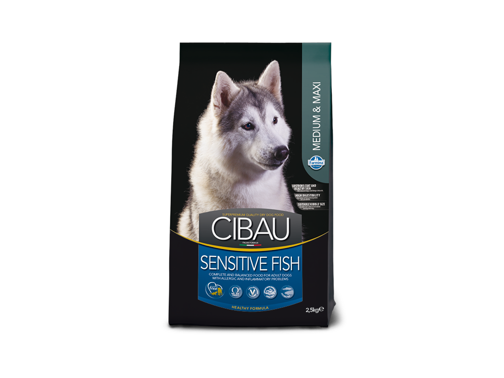 CIBAU Adult Sensitive Fish&Rice 12kg 1 balení