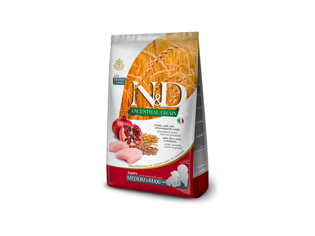 N&D LG DOG Light M/L Chicken&Pomegranate Velikost: 12 kg