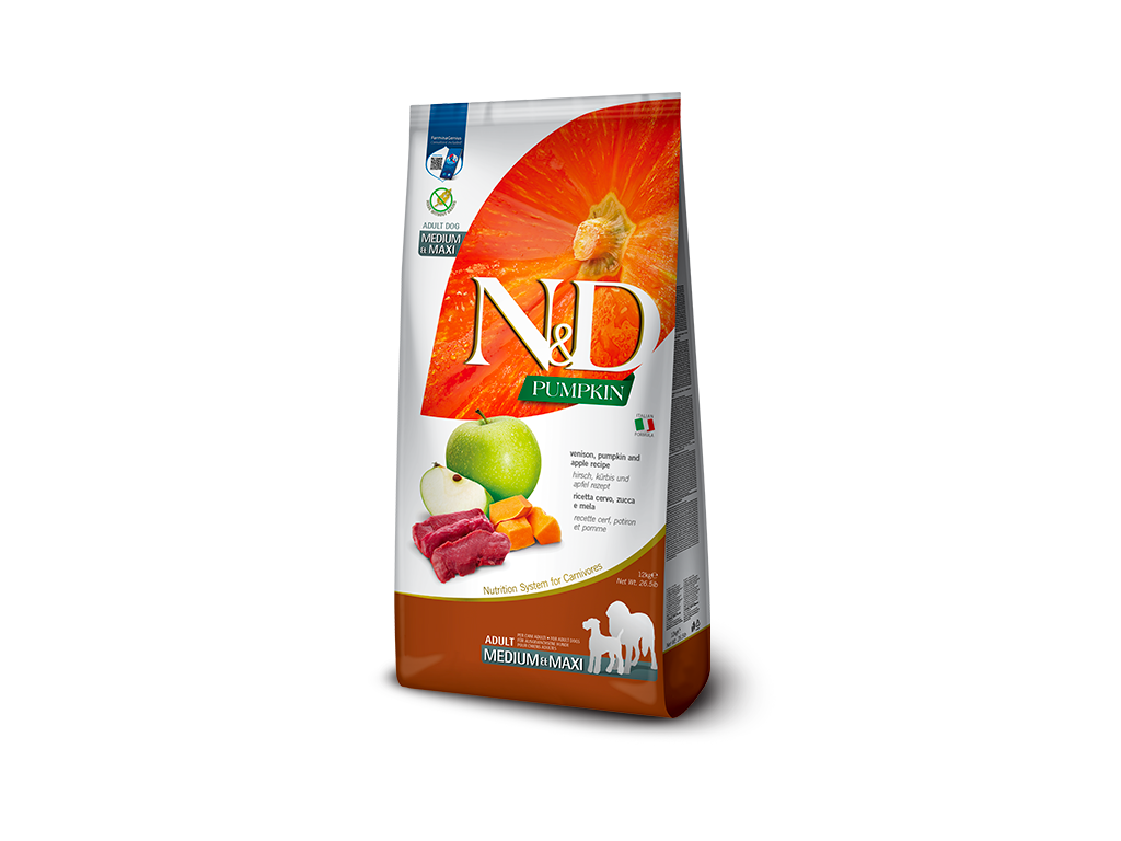 N&D Pumpkin DOG Adult Mini Venison & Apple 2kg 1 balení
