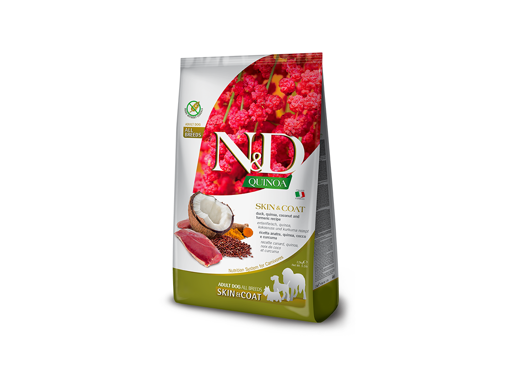 N&D Quinoa DOG Skin&Coat Duck Adult M/L Velikost: 7 kg