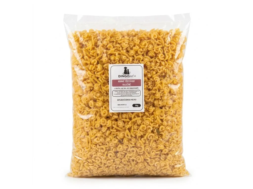 Krmné těstoviny vaječné 5 kg