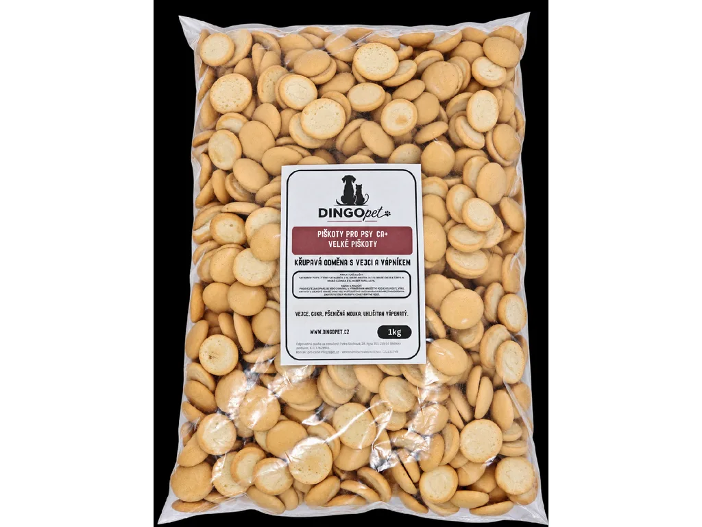 Piškóty veľké Ca+ 1 kg