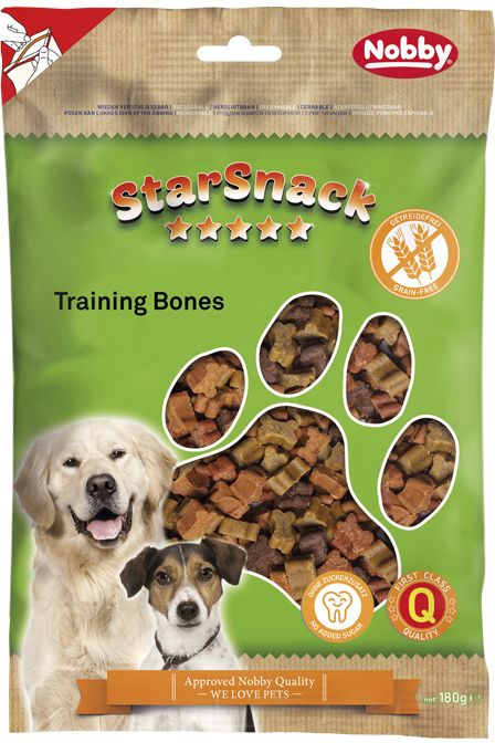 Nobby StarSnack Training Bones GRAIN FREE pamlsky 180g 1 balení