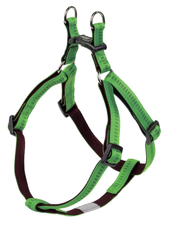 Nobby SOFT GRIP postroj nylon XS-S 30-40cm / 10mm zelená 1 balení
