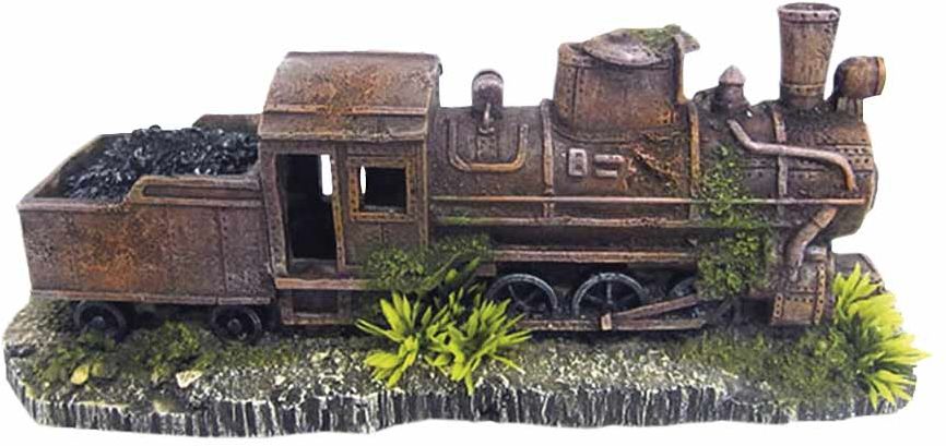 Nobby akvarijní dekorace zrezivělá lokomotiva 25,7 x 8,5 x 10,5 cm 1 balení