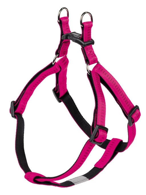 Nobby SOFT GRIP postroj nylon L-XL 60-86cm / 25mm růžová 1 balení