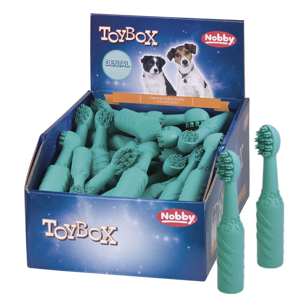 Nobby TOYBOX hračka zubní kartáček DENTAL LINE large 40 ks / 15,5 cm 1 balení