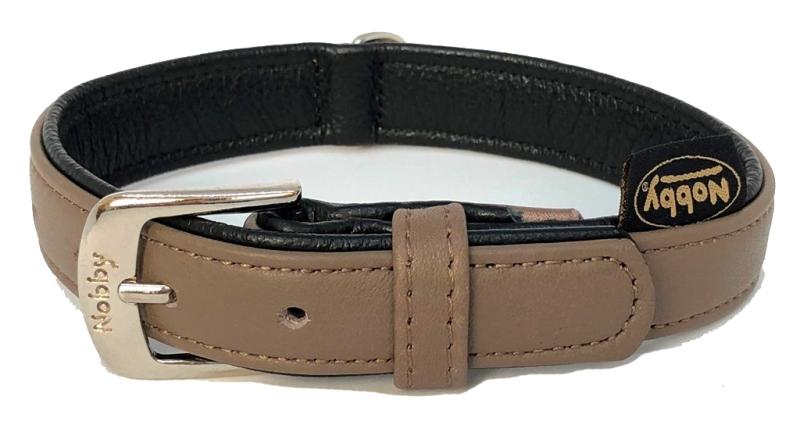 Nobby South obojek NAPPA kůže S 37cm šedá 1 balení