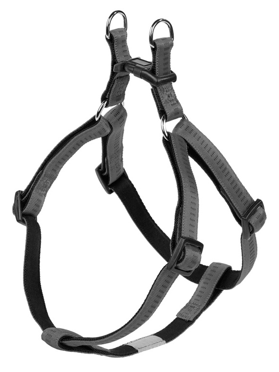 Nobby SOFT GRIP postroj nylon L-XL 60-86cm / 25mm tmavě šedá 1 balení