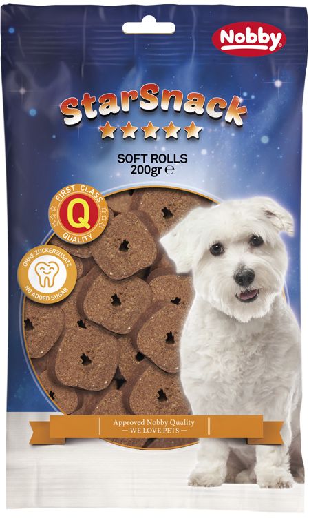 Nobby StarSnack Soft Rolls měkké odměny 200g 1 balení