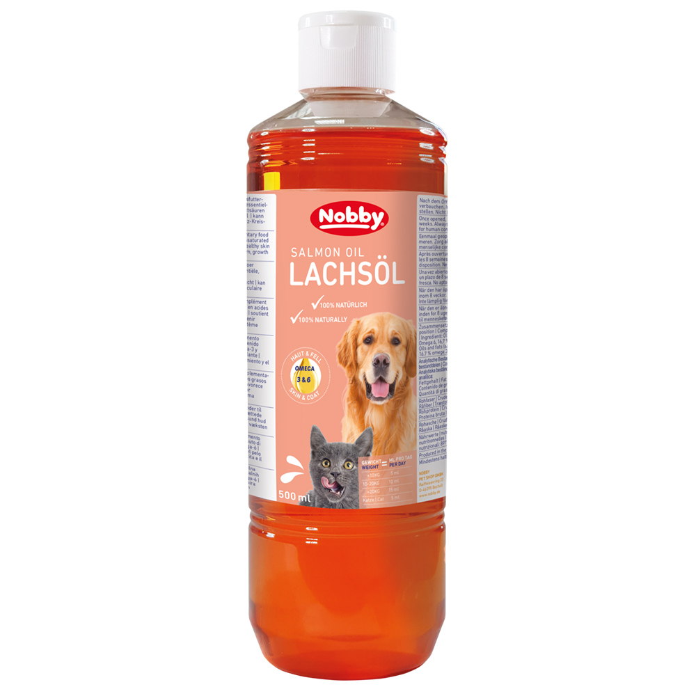 Nobby 100% lososový olej 500ml 1 balení