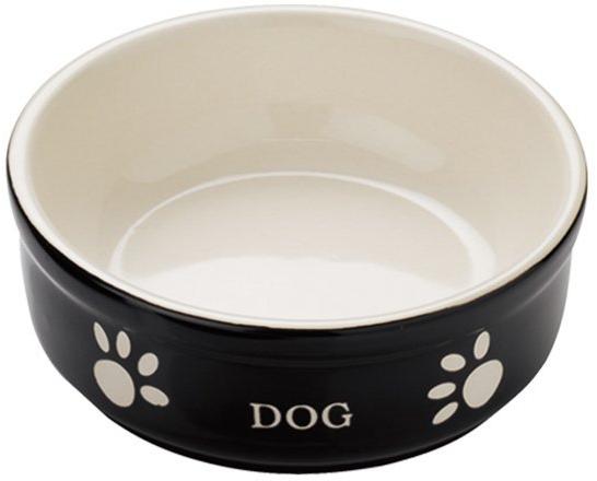 Nobby DOG miska černo-béžová 12,0 x 3,7 cm 130ml 1 balení