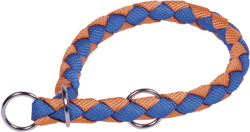 Nobby CORDA polostahovací kulatý obojek L-XL oranžová 1 balení