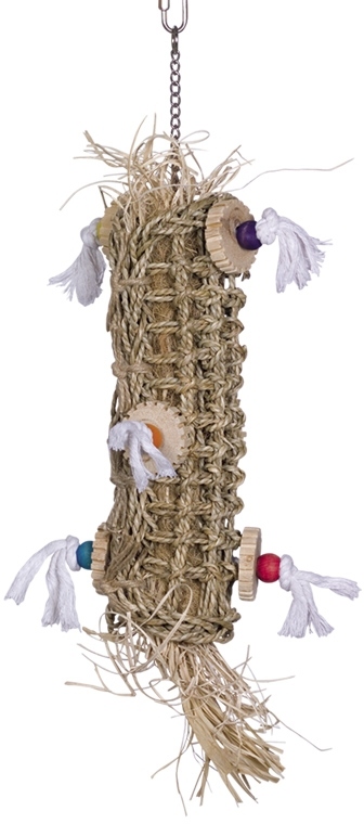 Nobby aktivní hračka pro papoušky cylindr z mořské řasy 52 x 14 cm 1 balení