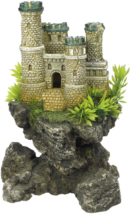 Nobby akvarijní dekorace hrad na skále 12,5 x 10,5 x 19 cm 1 balení