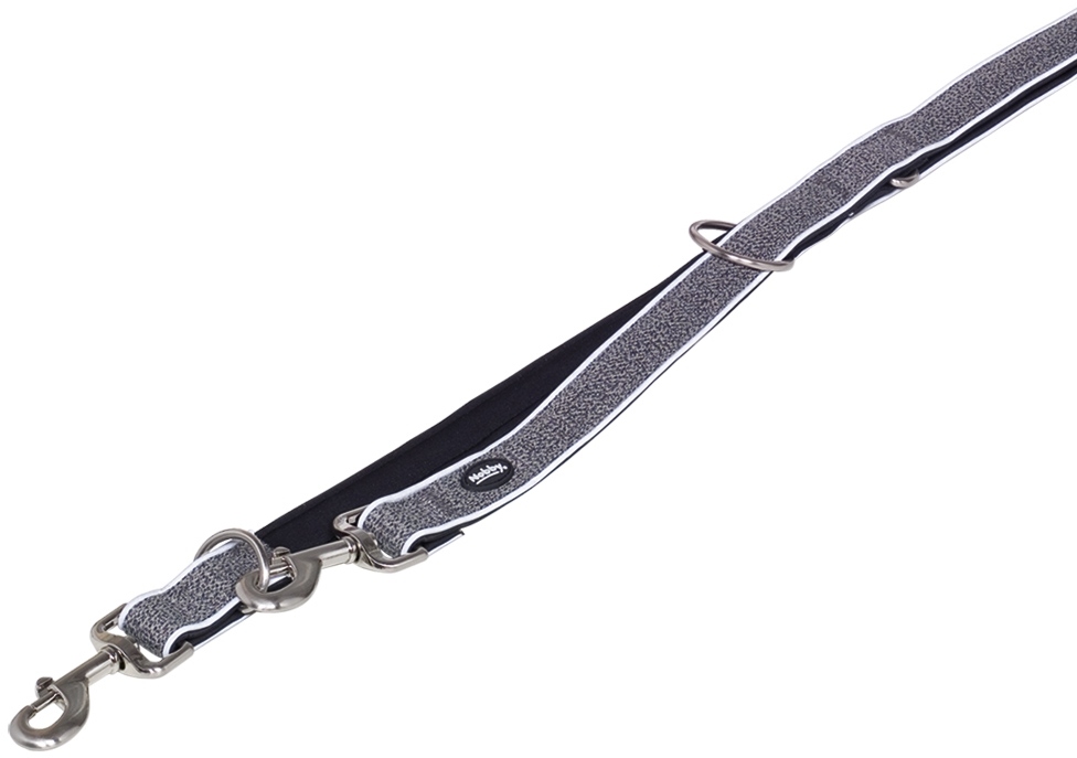 Nobby CAYO vodítko nylon-neopren šedá L-XL 200cm 1 balení