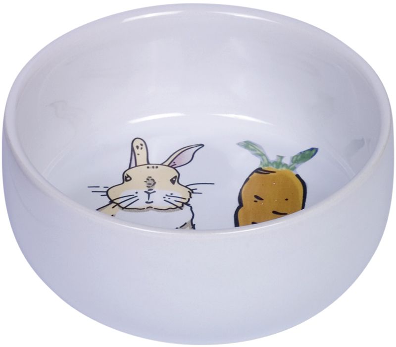 Nobby Carrot Plus keramická miska pro hlodavce bílá 11 x 4,5 cm 1 balení