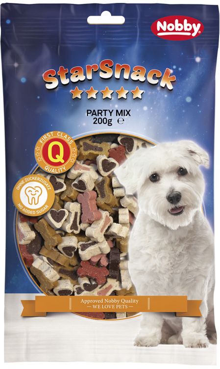 Nobby StarSnack Party Mix pamlsky pro psa 200g 1 balení