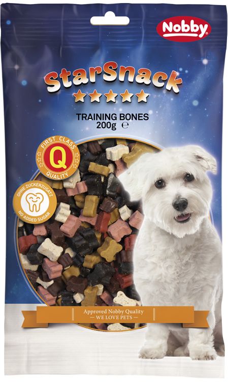 Nobby StarSnack Training Bones pamlsky pro psa 200g 1 balení