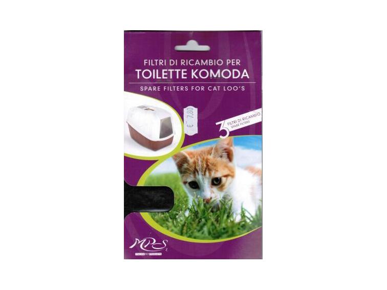Nobby filtr do kočičí toalety Komoda 3ks 1 balení