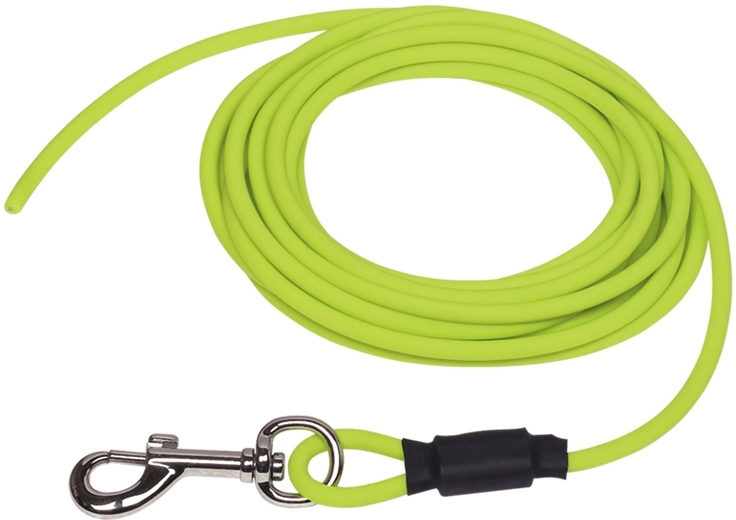 Nobby COVER kulaté stopovací vodítko bez smyčky pvc žlutá neon S-M 10m 1 balení
