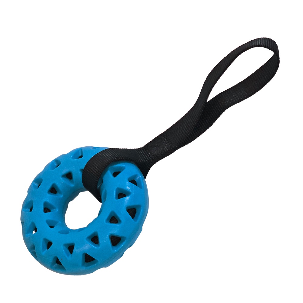 Nobby hračka TPR kroužek s nylonovou smyčkou 14 cm 1 balení