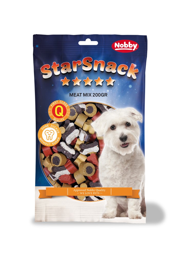 Nobby StarSnack Meat Mix pamlsky pro psa 200g 1 balení