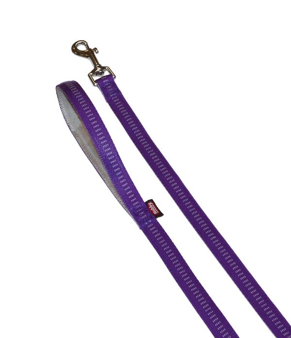 Nobby SOFT GRIP vodítko nylon 120cm / 25mm fialová 1 balení