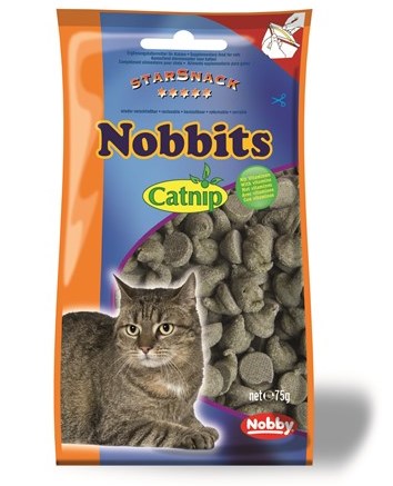 Nobby StarSnack Nobbits Catnip pamlsky pro kočku 75g 1 balení