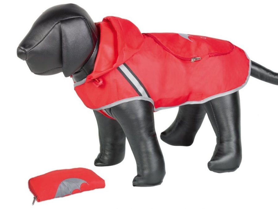 Nobby Rainy červená reflexní pláštěnka pro psa 26cm 1 balení