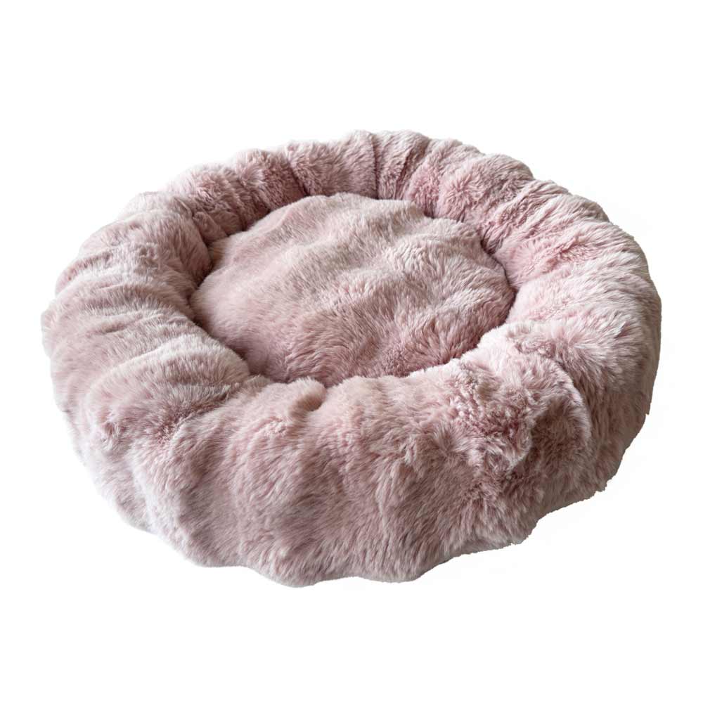 Nobby Komfortní pelíšek kulatý ISTAS, růžová, d x š x v: Ø 50 cm x 15 cm 1 balení