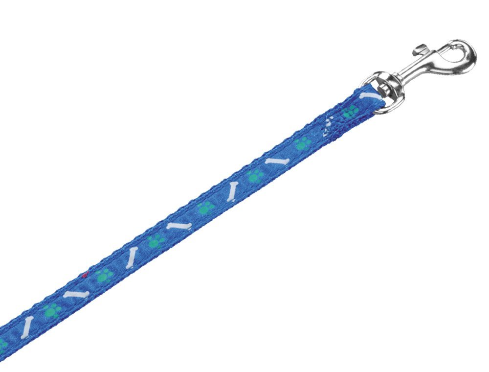 Nobby MINI textilní vodítko 120cm / 10mm modrá 1 balení