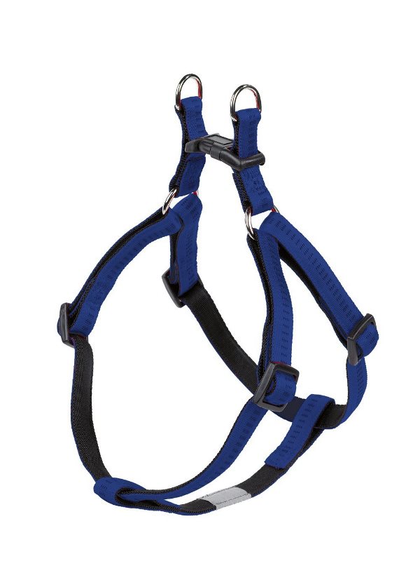 Nobby SOFT GRIP postroj nylon M-L 50-72cm / 20mm modrá 1 balení