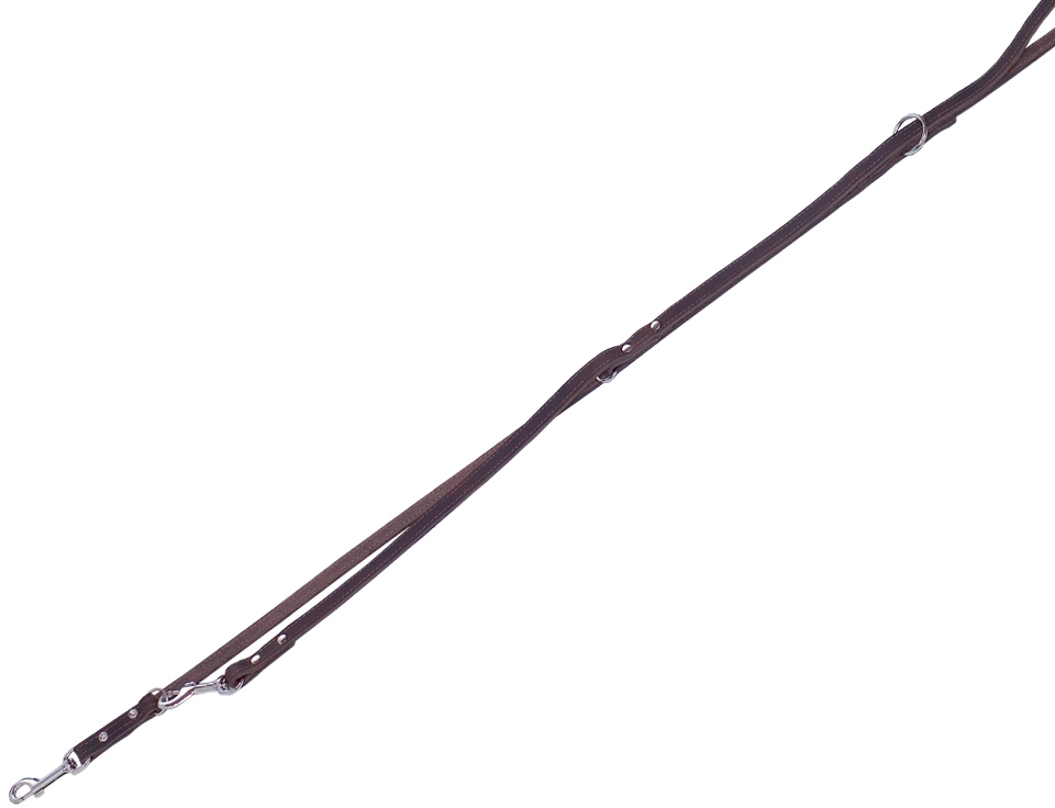 Nobby kožené přepínací vodítko TABIL vel. S-M 2m / 14mm hnědá 1 balení
