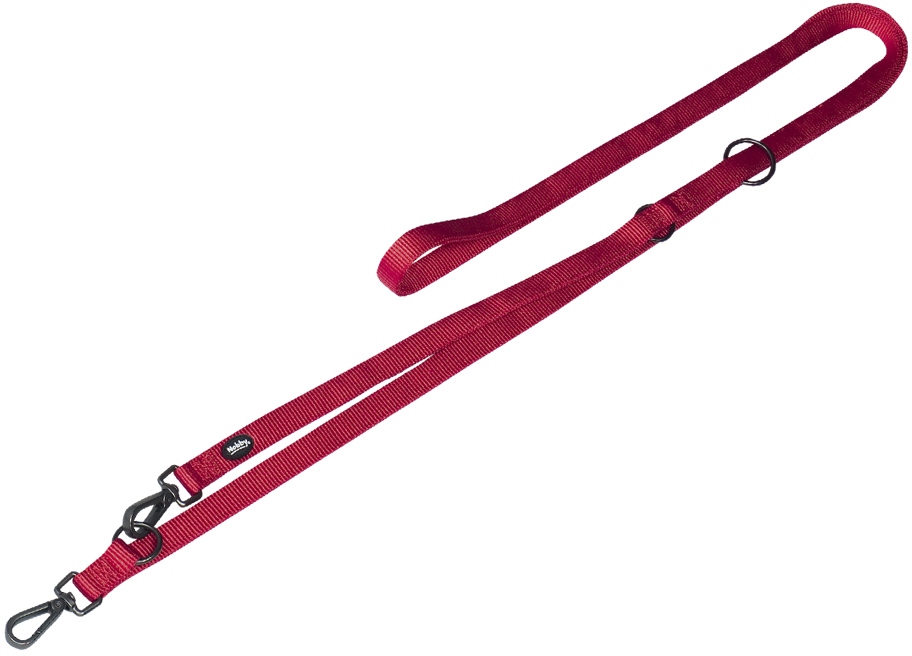 Nobby CLASSIC COMFORT vodítko nylon červená M-L 3m 25mm 1 balení