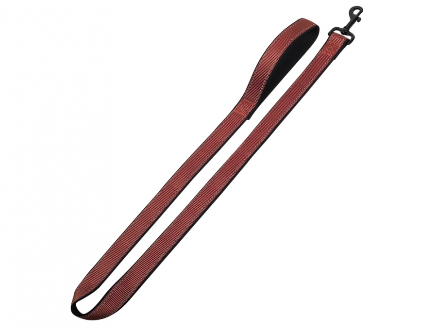 Nobby Classic Reflect Soft vodítko neoprén 120cm / 25-30mm terakota 1 balení