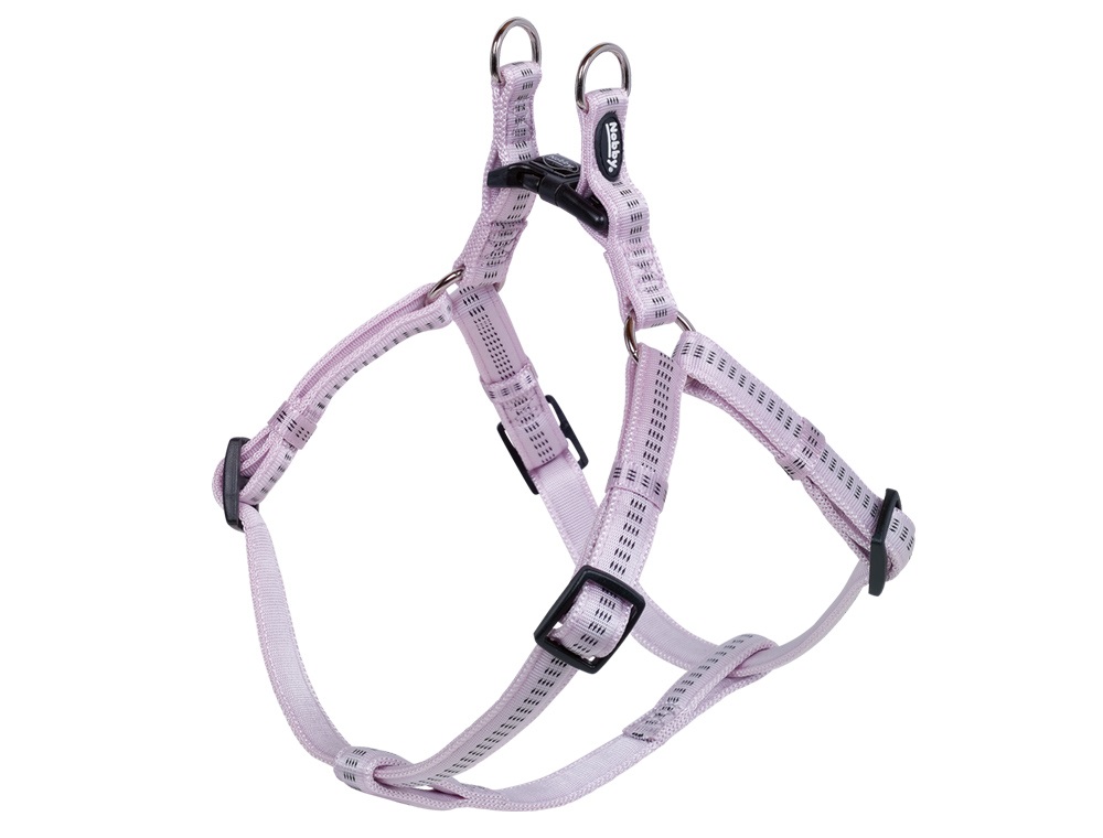 Nobby SOFT GRIP postroj nylon S-M 40-56cm / 15mm šeřík 1 balení