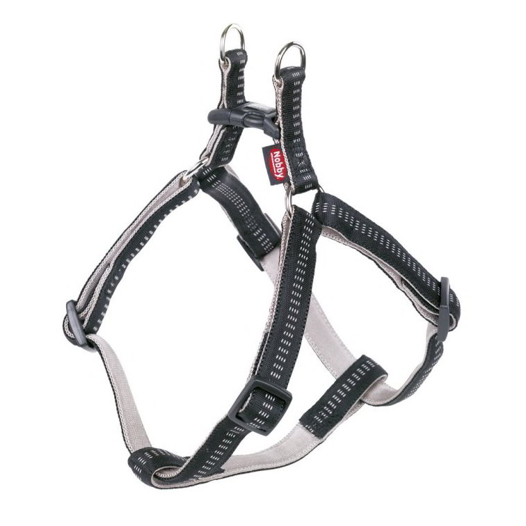 Nobby SOFT GRIP postroj nylon XS-S 30-40cm / 10mm černá 1 balení