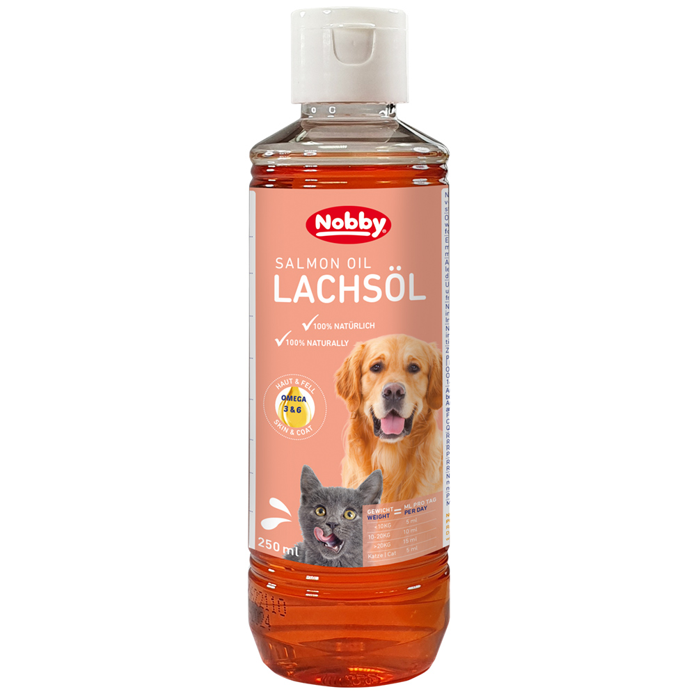 Nobby 100% lososový olej 250ml 1 balení