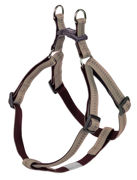 Nobby SOFT GRIP postroj nylon XS-S 30-40cm / 10mm béžová 1 balení