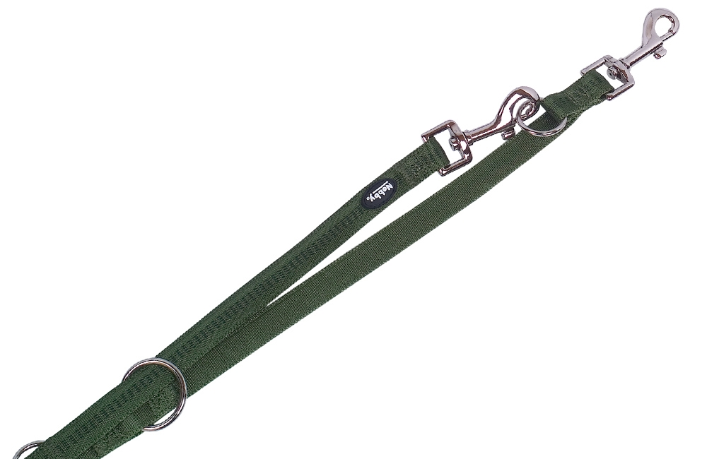 Nobby SOFT GRIP vodítko přepínací M-L 200cm / 20mm vojenská zelená 1 balení