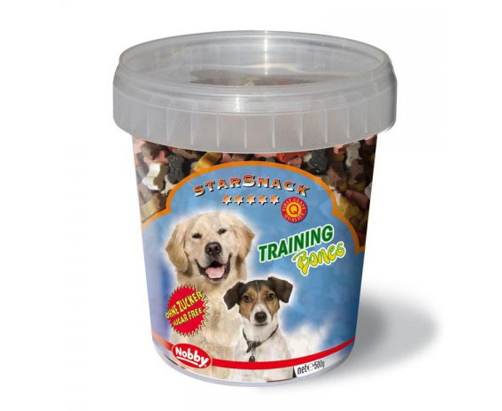 Nobby StarSnack Training Bones kyblík pamlsky pro psa 500g 1 balení