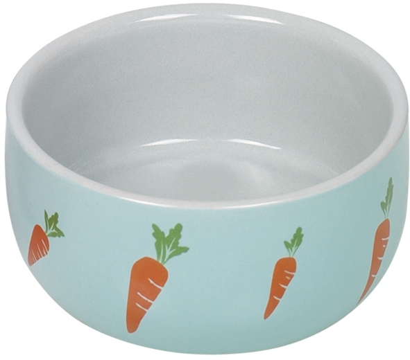 Nobby WORTEL keramická krmná miska pro hlodavce světle modrá 11x4,5cm/0,3l 1 balení