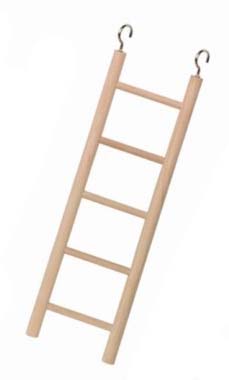 Nobby dřevěný závěsný žebřík pro papoušky 5 příček 22cm 1 balení