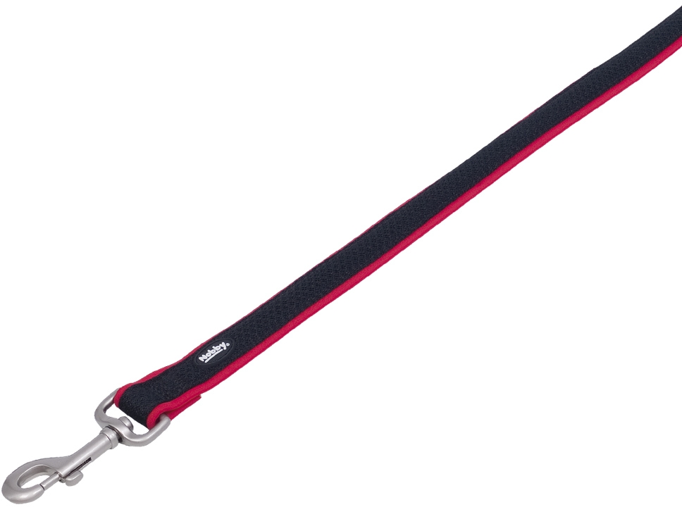 Nobby MESH PRENO vodítko neoprén červené L/XL 120cm 1 balení