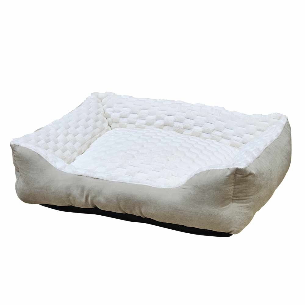 Nobby obdelníkový pelech Classic DIAMONDl 70 x 60 x 20 cm krémová 1 balení