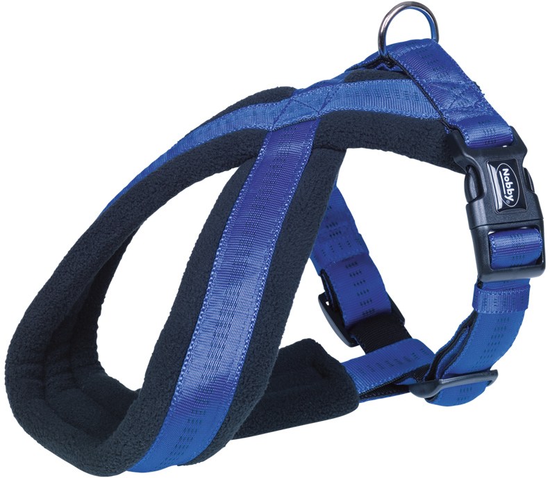 Nobby SOFT GRIP COMFORT postroj do X modrý S/M 40-60cm 1 balení