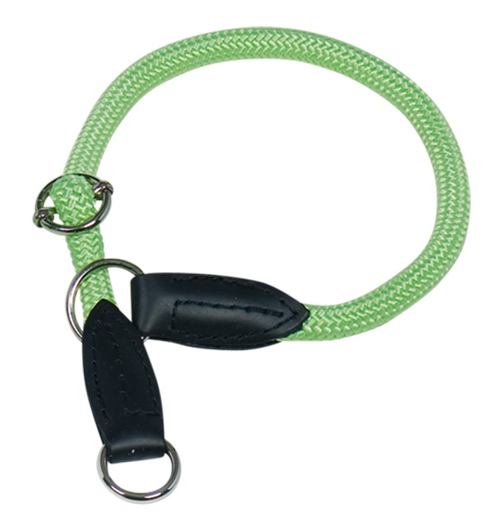Nobby FUN Royal Neon kulatý polostahovací obojek L-XL 70cm neon zelená 1 balení