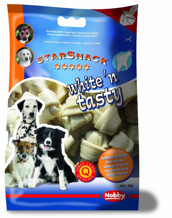 Nobby StarSnack White'n Tasty uzlík 6,5-7,5cm 15ks 1 balení